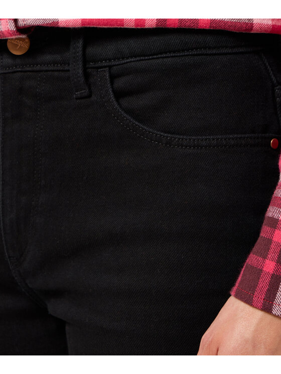 Wrangler Wrangler Jeansy Slim Czarny Slim Fit