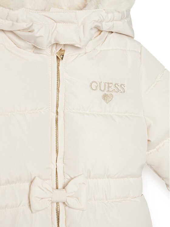 Guess Guess Kurtka zimowa A6BL03 W4031 Biały Regular Fit