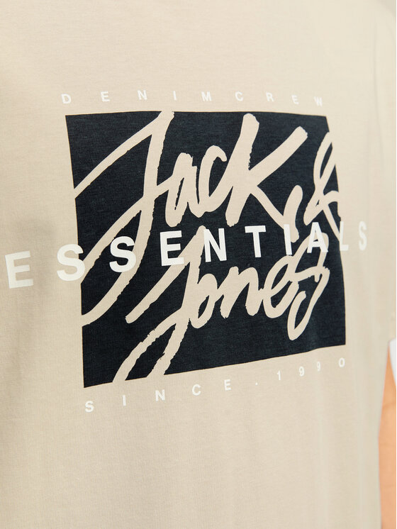 Jack&Jones Jack&Jones T-shirt Colton 12268439 Bež Standard Fit