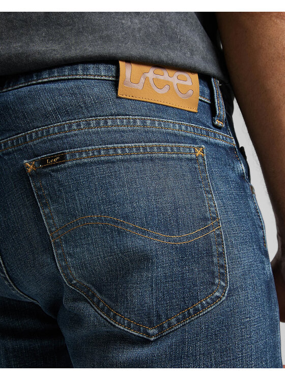 Lee Lee Jeansy RIDER Niebieski Slim Fit