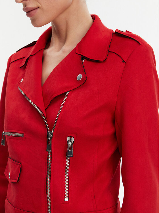 Morgan Morgan Tehisnahast jope 241-GOUSMI Punane Regular Fit