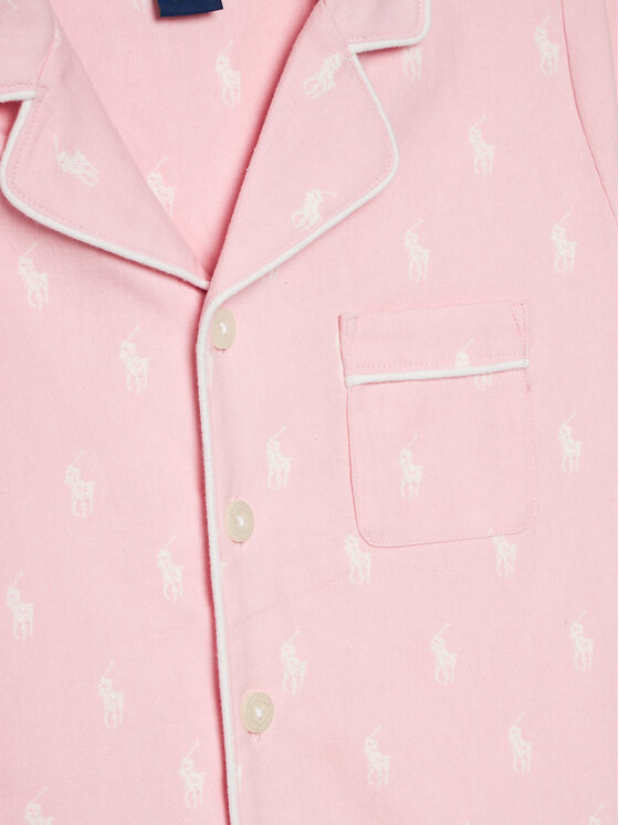 Polo Ralph Lauren Polo Ralph Lauren Piżama 4P0150 Różowy Regular Fit