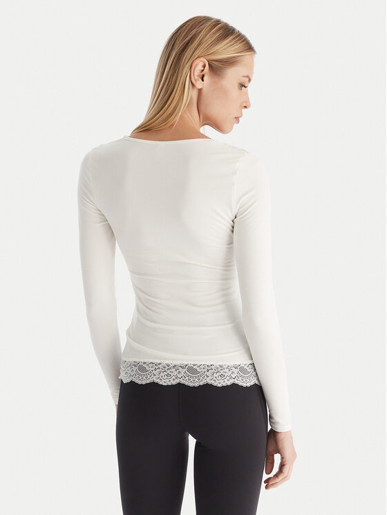 Ysabel Mora Ysabel Mora Lenjerie de corp termoactivă partea de sus 70033 Alb Slim Fit