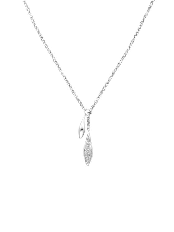 Rosefield Rosefield Naszyjnik Pavé Collection Srebrny