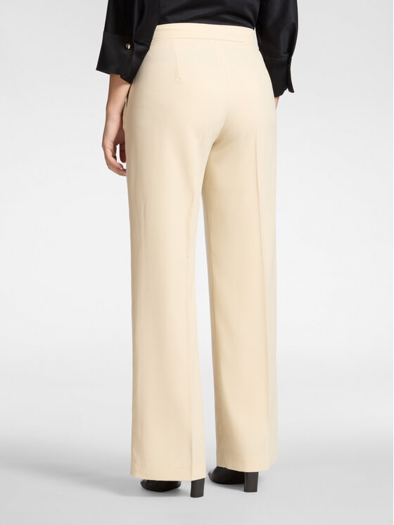 Elena Mirò Elena Mirò Pantaloni di tessuto P188P100475N062 Bianco Regular Fit