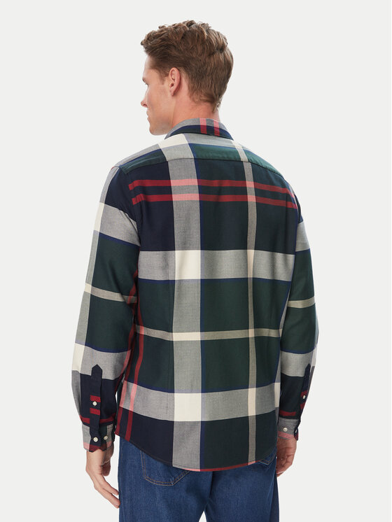 Barbour Barbour Camicia Dunoon Tartan MSH4980TN57 Verde scuro Tailored Fit