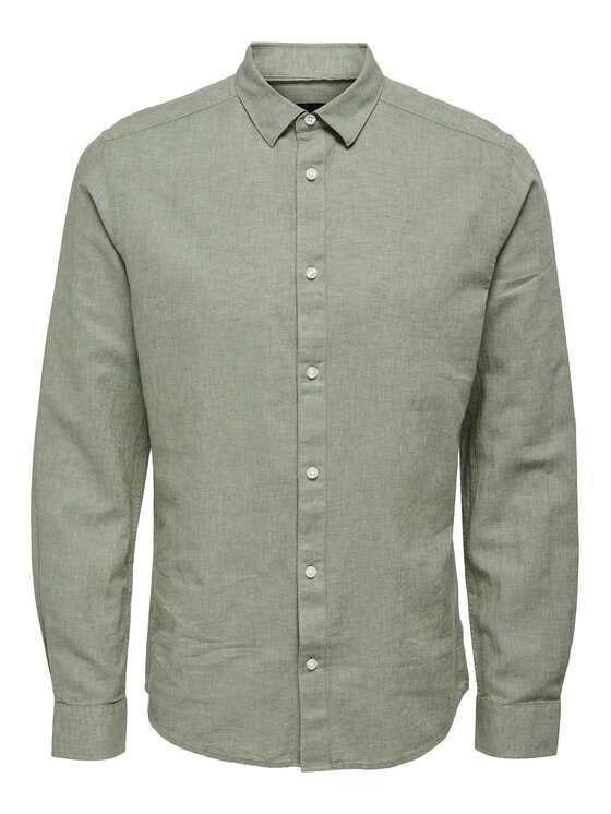 Only & Sons Only & Sons Cămașă 22012321 Verde Slim Fit