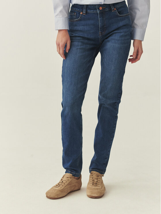 TATUUM TATUUM Jeansy TAROS 1 Tmavomodrá Slim Fit