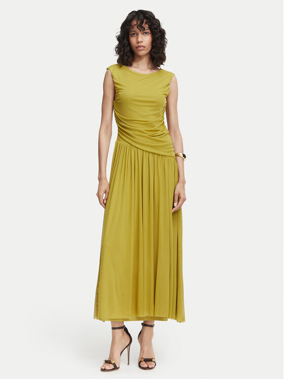 Vero Moda Rochie de seară Penelope 10351455 Verde Regular Fit