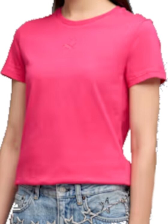 Puma Puma T-Shirt 692916-59 Różowy Standard Fit