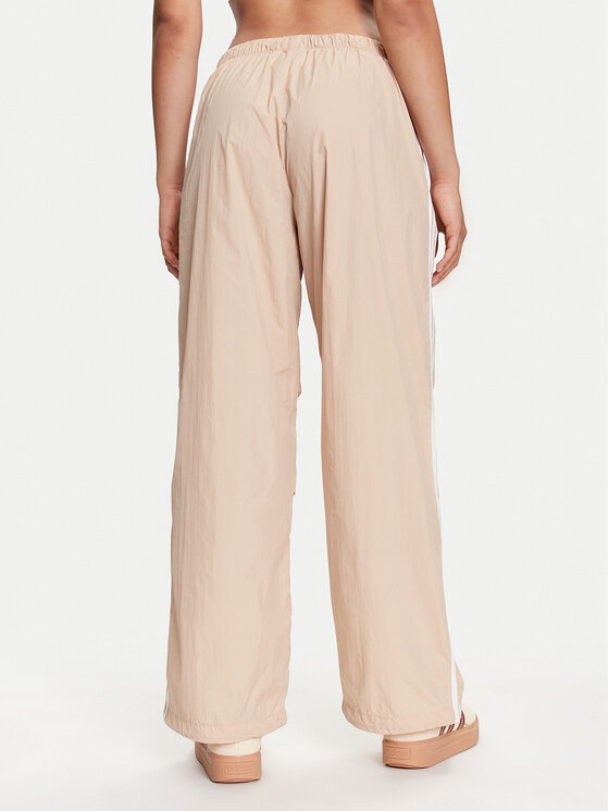 adidas adidas Pantaloni trening 3-Stripes Woven Parachute IY7252 Bej Loose Fit