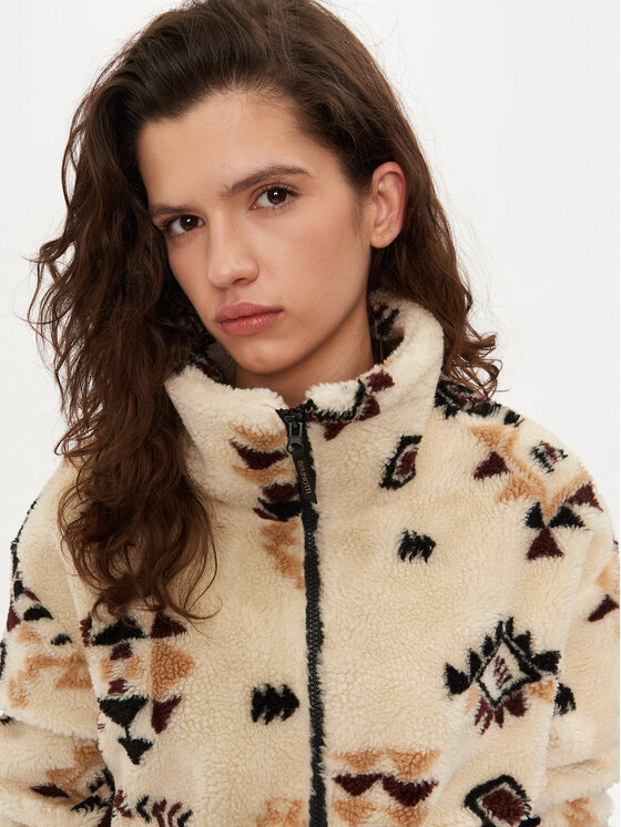 Brunotti Brunotti Cappotto in shearling 2422240119 Écru Regular Fit