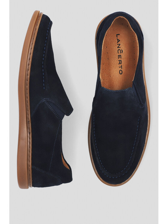 Lancerto Lancerto Półbuty Buty Thmes BT104125000006 Granatowy