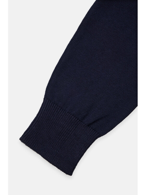 Lancerto Lancerto Sweter Morey SW073223000014 Granatowy Regular Fit