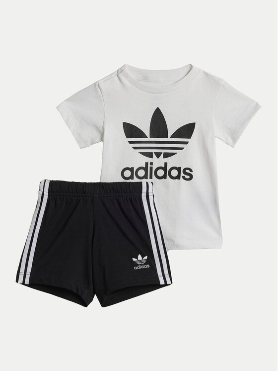 adidas adidas Sada T-shirt a šortky JE0521 Černá Regular Fit