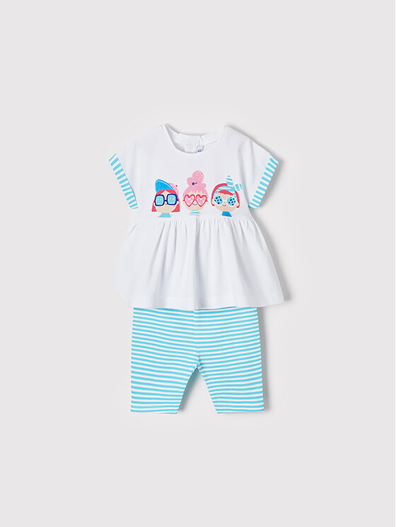 Mayoral Комплект рокля и клин 1239 Цветен Regular Fit
