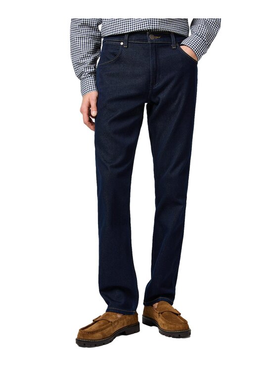 Wrangler Wrangler Teksad Greensboro 112362557 Tumesinine Straight Leg