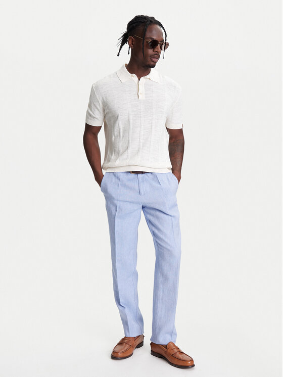 United Colors Of Benetton United Colors Of Benetton Hlače 43B3UF03X Plava Regular Fit