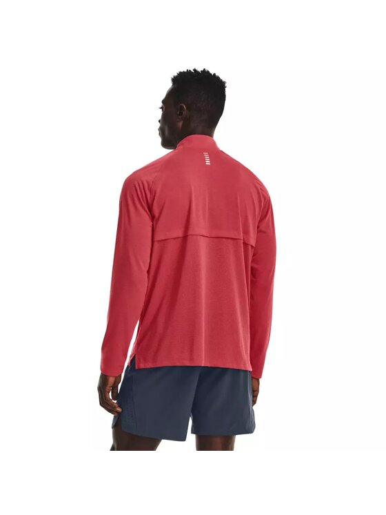 Under Armour Under Armour Longsleeve UA STREAKER HALF ZIP Czerwony Fitted Fit