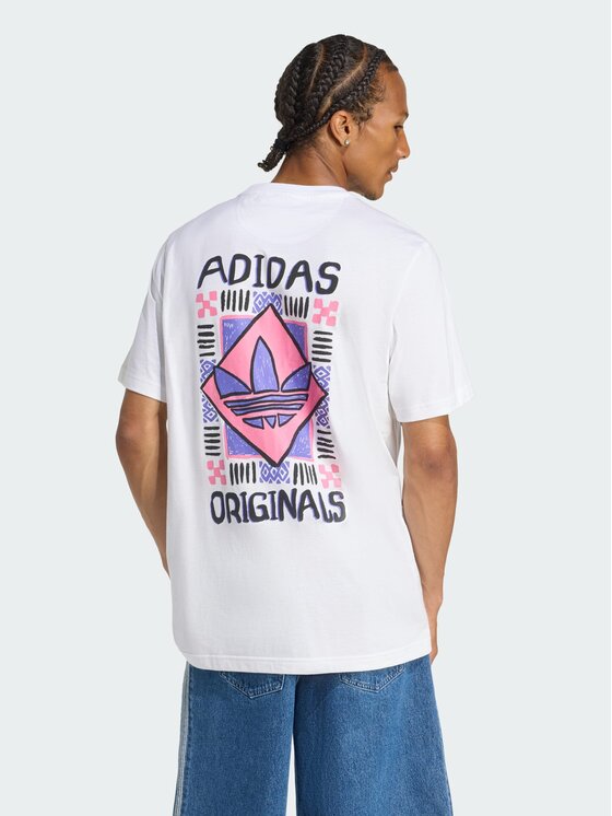 adidas adidas T-Shirt 156529 Biały Loose Fit