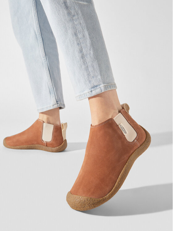 Keen Keen Μποτάκια με λάστιχο Mosey Chelsea Leather 1026826 Καφέ