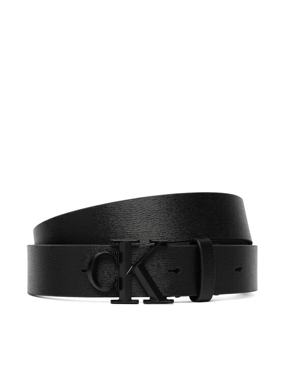 Calvin Klein Calvin Klein Pásek Ck Faceted Buckle 32Mm LV04D7173G Černá