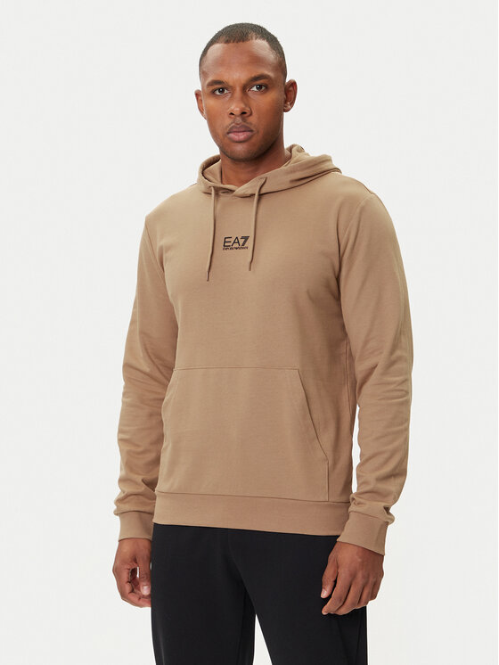 EA7 Emporio Armani Mikina 8NPM32 PJVRZ U6171 Béžová Regular Fit