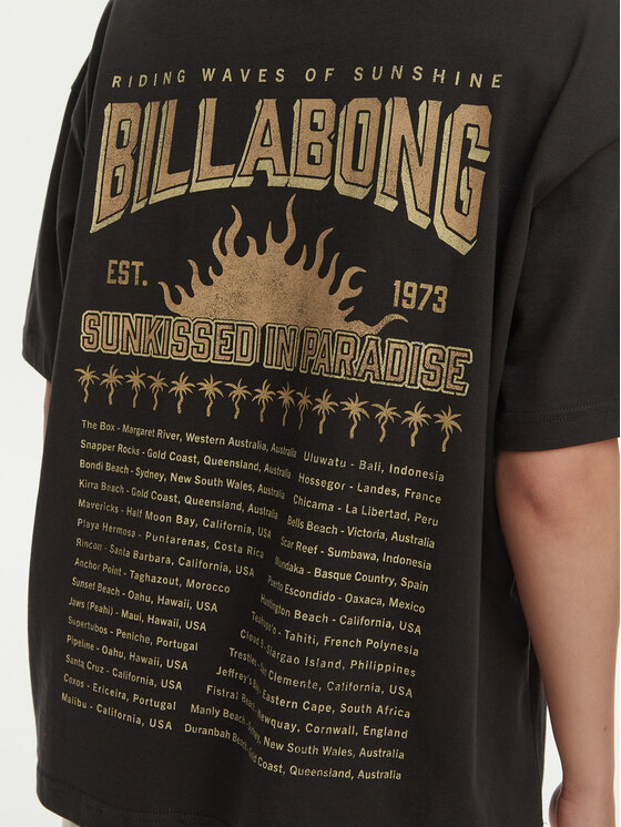 Billabong Billabong Tricou Paradise Sunkiss EBJZT00505 Gri Loose Fit