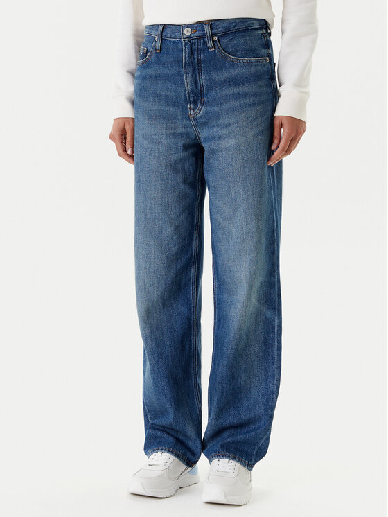 Tommy Jeans Tommy Jeans Farmer Layla DW0DW20512 Sötétkék Straight Fit