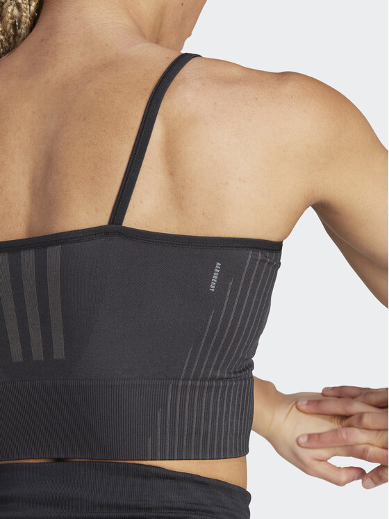 adidas adidas Top Aeroknit IB0684 Črna Slim Fit