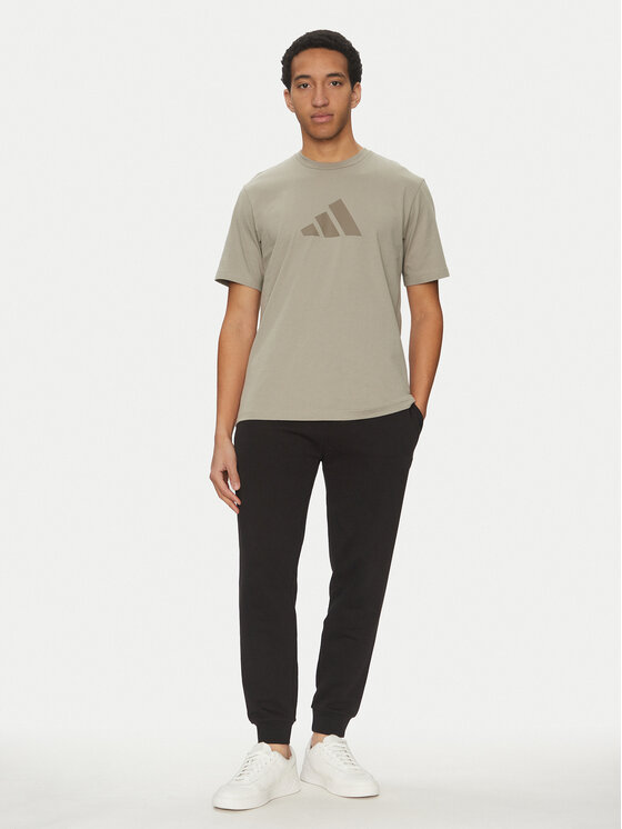 adidas adidas T-shirt Future Icons 3 Bar Logo JD4915 Bež Regular Fit