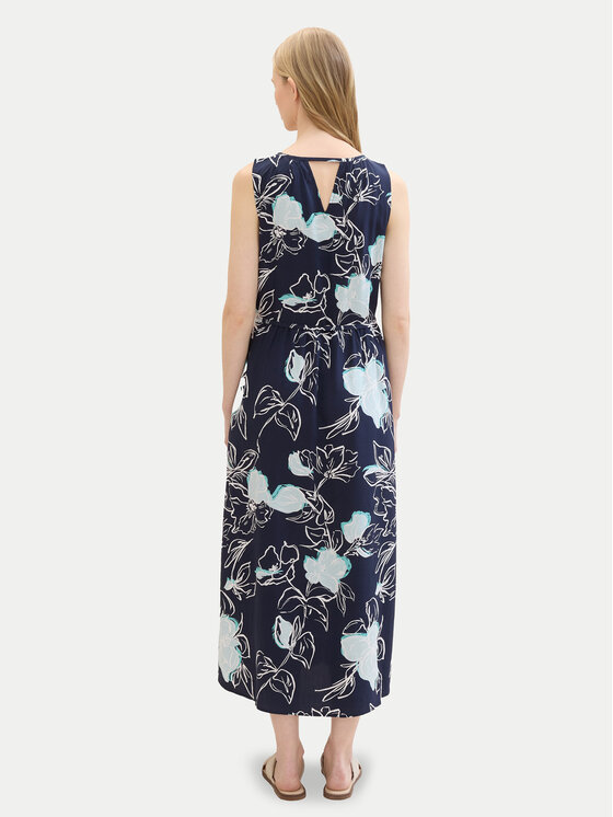 Tom Tailor Tom Tailor Sommerkleid 1041530 Dunkelblau Regular Fit