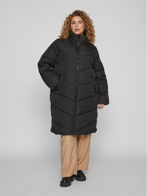 Vila Vila Winterjacke 14087812 Schwarz Regular Fit