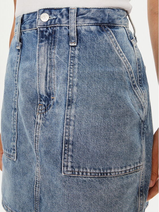 Calvin Klein Jeans Calvin Klein Jeans Džinsa svārki J20J223681 Zils Regular Fit