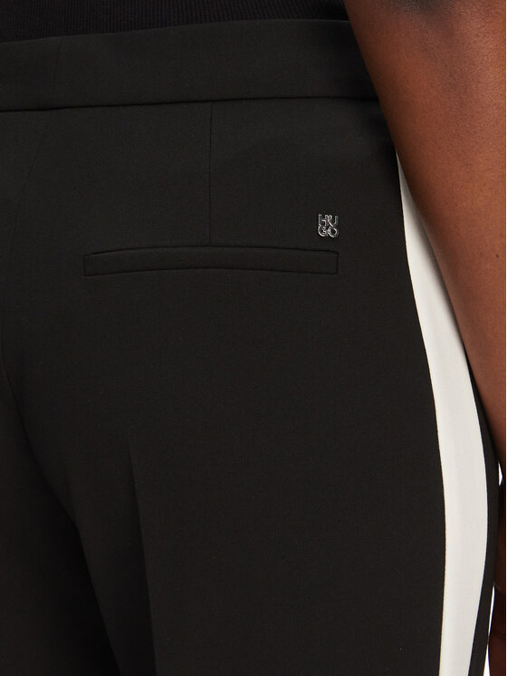 HUGO HUGO Pantaloni di tessuto Hizana 50544753 Nero Flare Fit