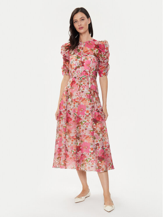 Ted Baker Robe de cocktail Botani 275409 Rose Regular Fit Modivo