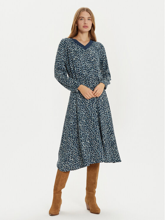 Tatuum Tatuum Повсякденна сукня Splati T2420.192B Cиній Regular Fit