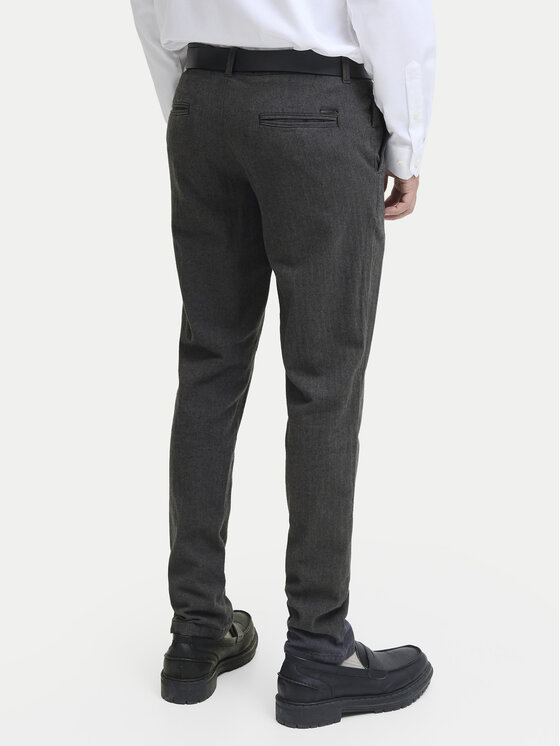 Jack & Jones Jack & Jones Pantaloni chino Marco Bowie 12279659 Gri Slim Fit