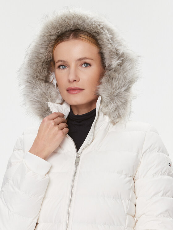 Tommy Hilfiger Doudoune Tyra WW0WW39746 Blanc Regular Fit