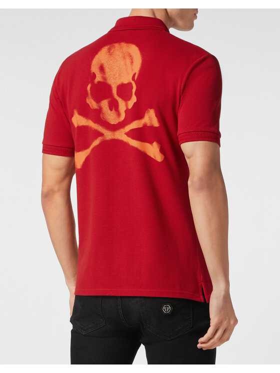 PHILIPP PLEIN PHILIPP PLEIN Polo 755 Rosso Slim Fit