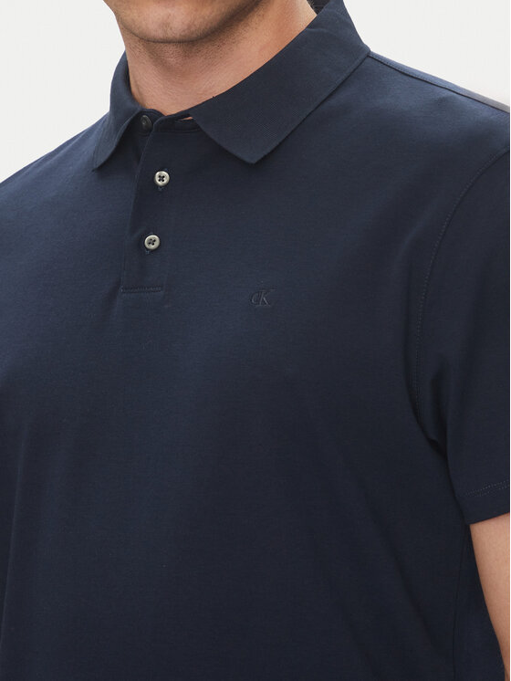 Calvin Klein Calvin Klein Polokošeľa Supima LV04LB276G Tmavomodrá Regular Fit