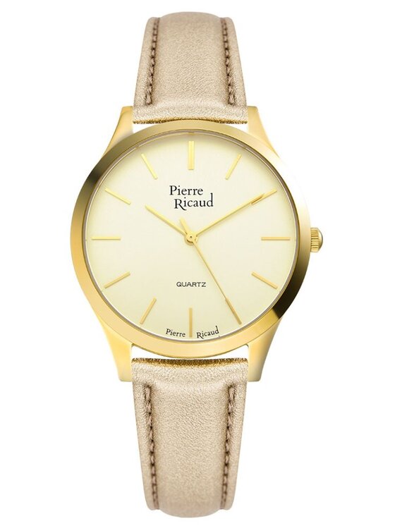 Pierre Ricaud Pierre Ricaud Hodinky P22000.1D11Q Béžová