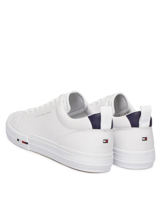 Tommy Hilfiger Tommy Hilfiger Sneakersy Harlem Street Lth FM0FM05708 Biały