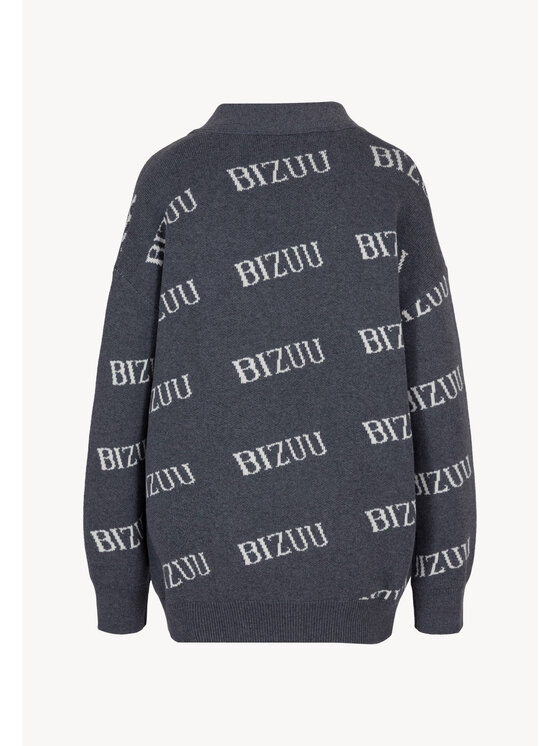 BIZUU BIZUU Kardigan KYLE Šedá Standard Fit