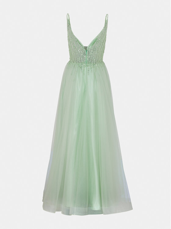 Hey Kyla Hey Kyla Rochie de seară 5AG005HK Verde Regular Fit