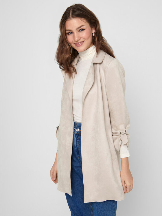 ONLY ONLY Műbőr kabát Joline 15179864 Bézs Regular Fit
