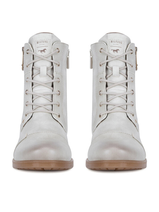 Mustang Mustang Schnürschuhe 1229-513 Weiß