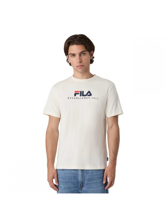 Fila Fila T-shirt Valsera Regular Logo T-shirt Écru Regular Fit