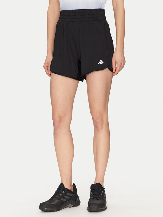 adidas Športové kraťasy Pacer Essentials IQ2576 Čierna Regular Fit