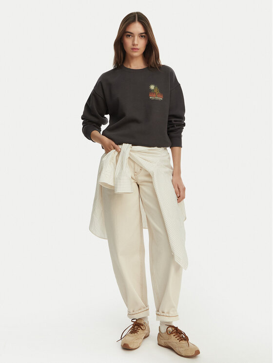 Billabong Billabong Majica dugih rukava Desert Break EBJSF00189 Siva Loose Fit